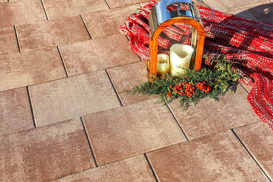 Pavaj Symmetrica, Linea Emotione Mix Color, crem-maro, 6 cm