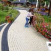 Pavaj Symmetrica, Arco, alb-antracit, 6 cm - imagine 9
