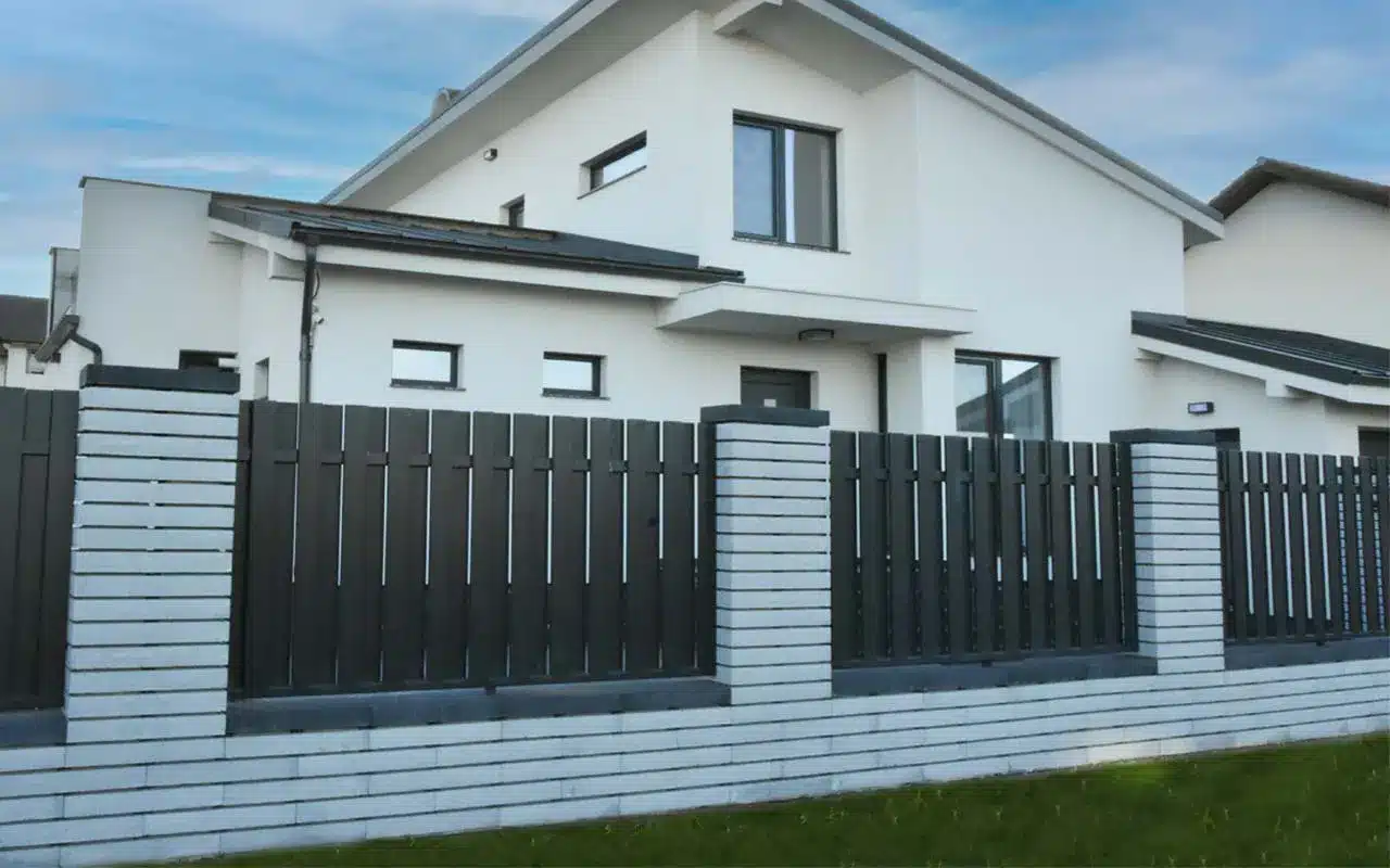 Element Gard Modern, Petra Pavaje, alb, 60x30x9 cm