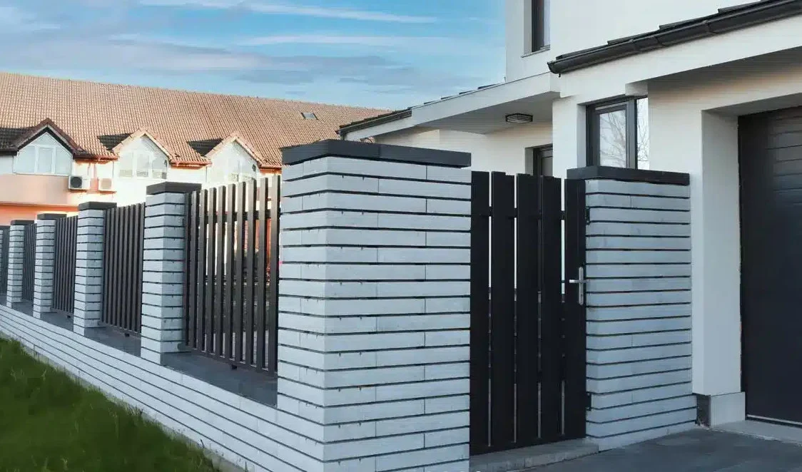 Element Gard Modern, Petra Pavaje, alb, 60x30x9 cm - imagine 2