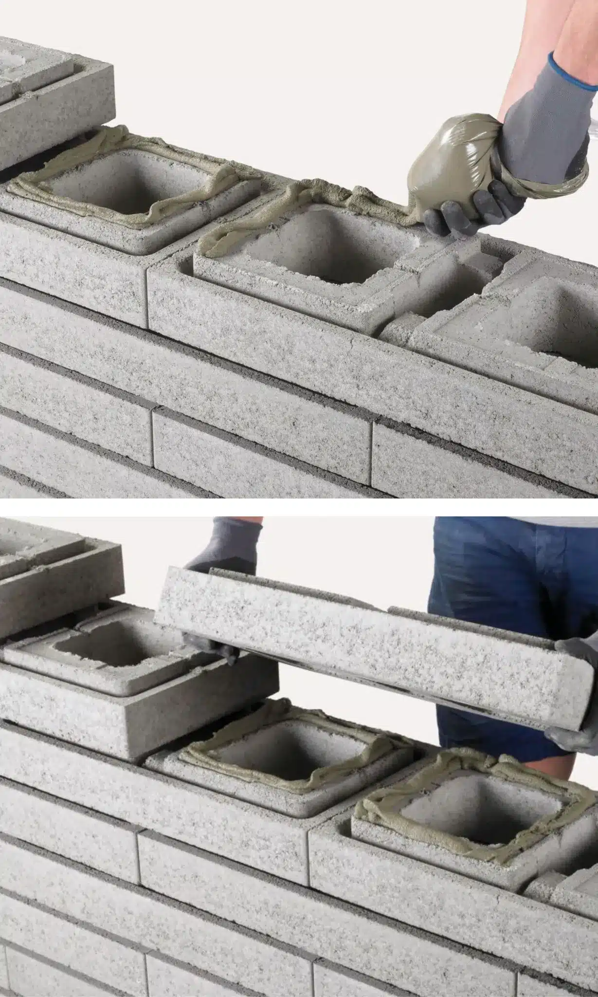 Element Gard Modern, Petra Pavaje, alb, 60x30x9 cm - imagine 4