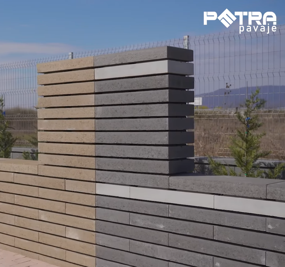 Element Gard Modern, Petra Pavaje, negru, 60x30x9 cm - imagine 4