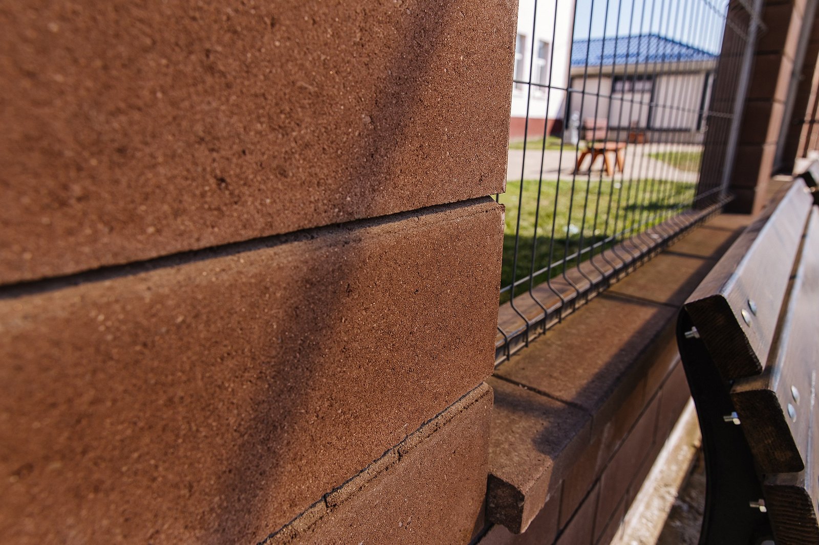 Element Gard Robusto, Petra Pavaje, rosu, 40x20x16 cm - imagine 2