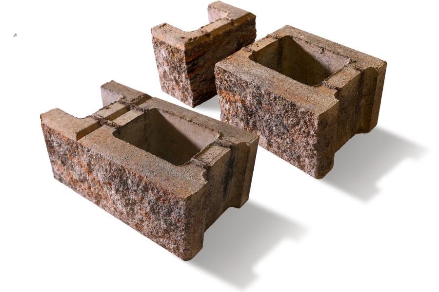 Element Baza Gard Gardeo, Symmetrica, gri-portocaliu-antracit, 38x22x16 cm - imagine 14