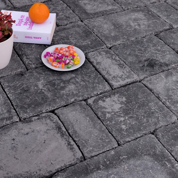 Pavaj Leier, Taverna Antik, antracit, multiformat, 6 cm
