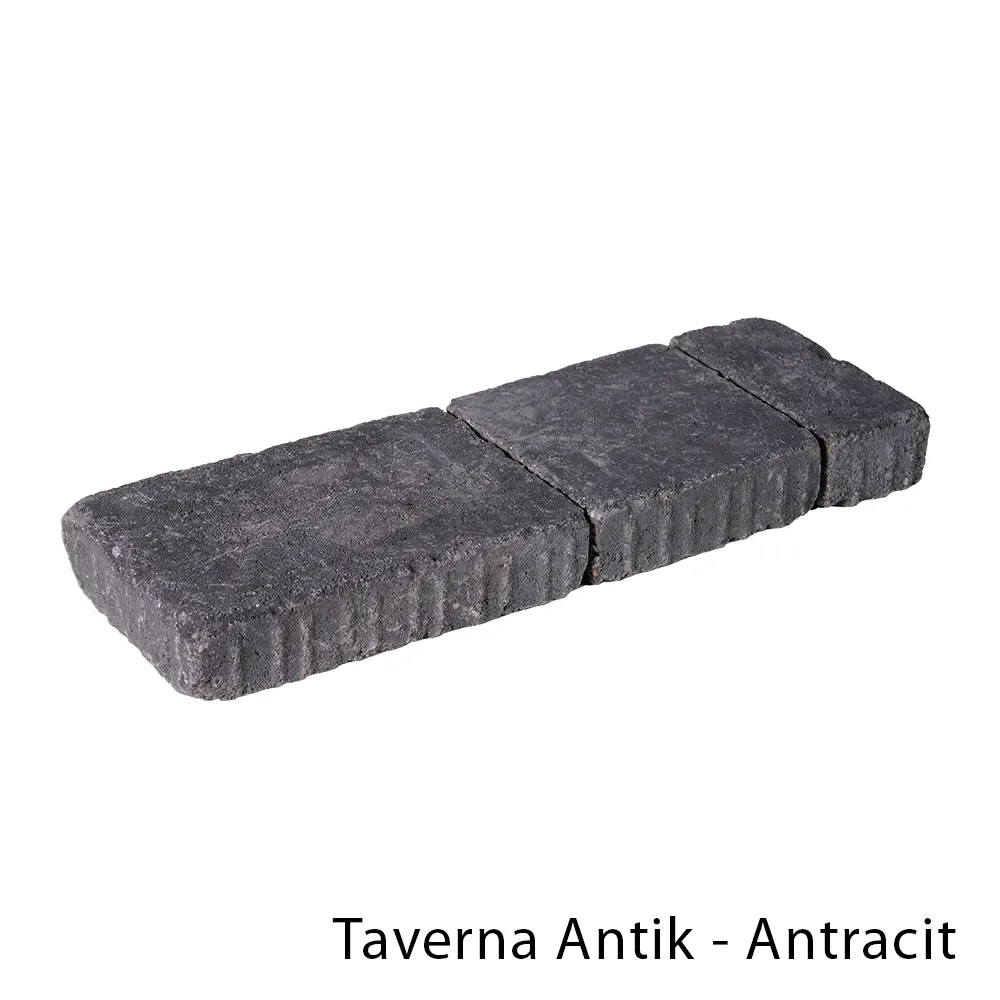 Pavaj Leier, Taverna Antik, antracit, multiformat, 6 cm - imagine 2