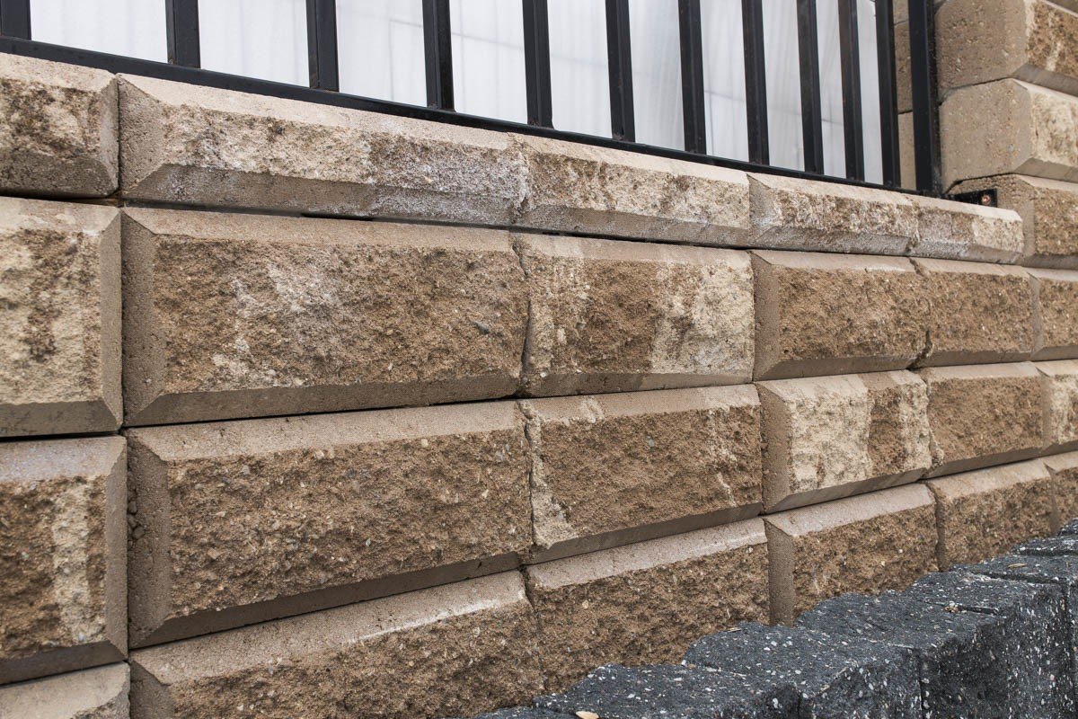 Element Bloc Gard Tandem, Elis Pavaje, cafe, alb-crem, antracit, maro, 32,5x24x14 cm - imagine 2