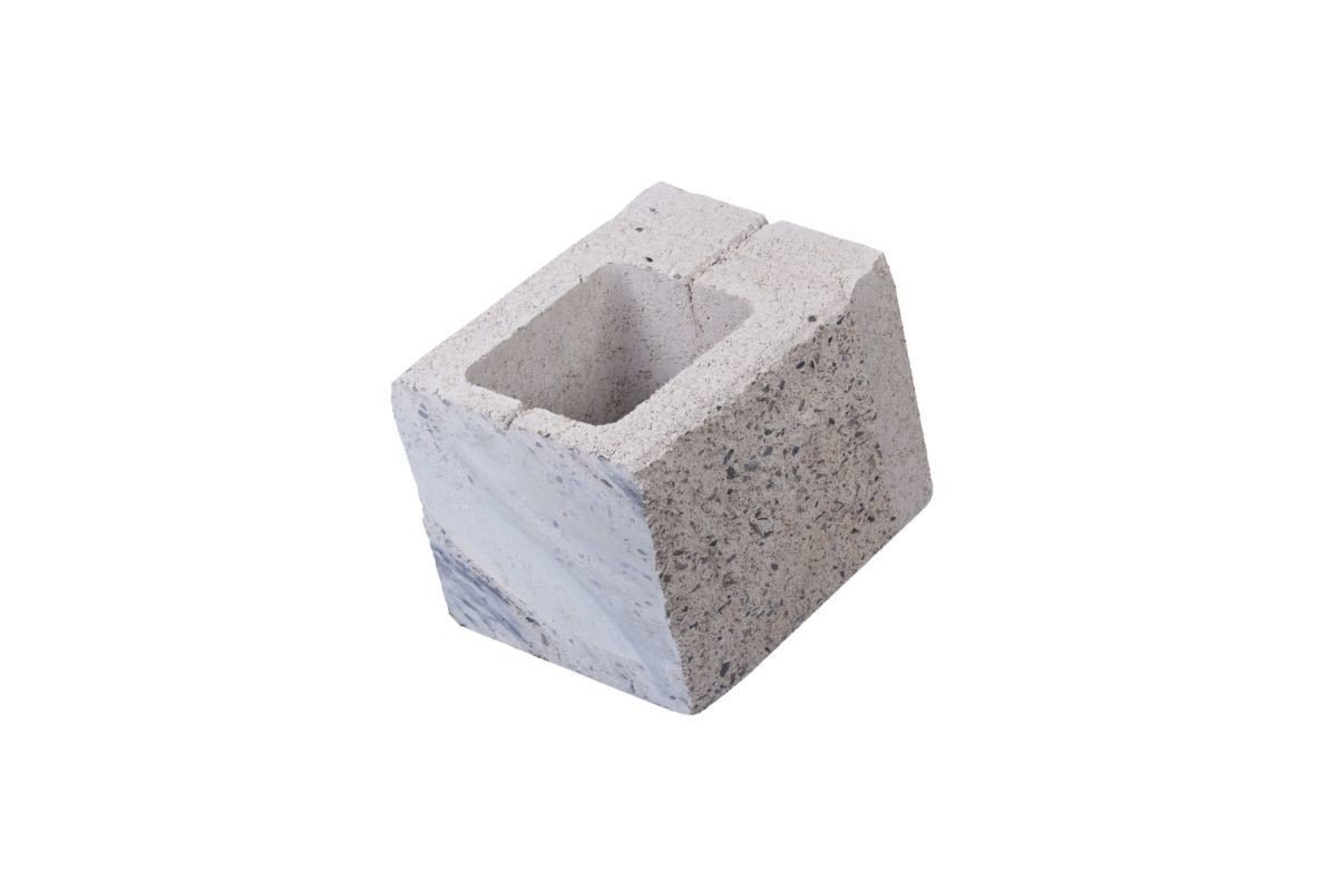 Element Gard Jumatate Siena 1, Elis Pavaje, alb-crem, 20x24x18,5 cm