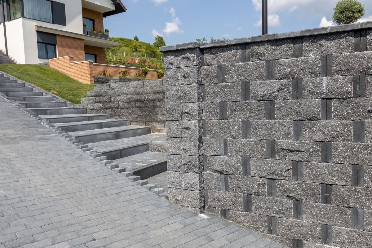 Element Stalp Siena, Elis Pavaje, antracit, 40x20x18,5 cm - imagine 2