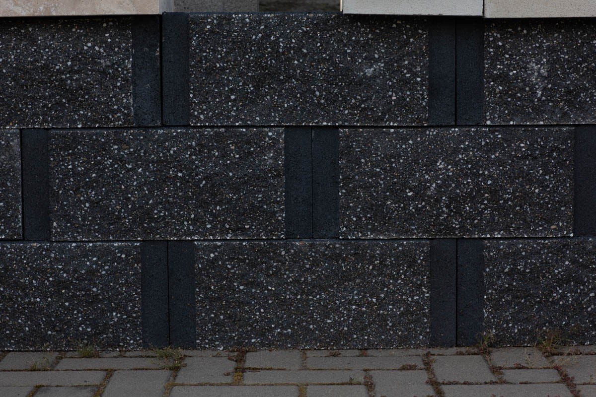 Element Gard Siena 1, Elis Pavaje, antracit, 48x24x18,5 cm - imagine 3