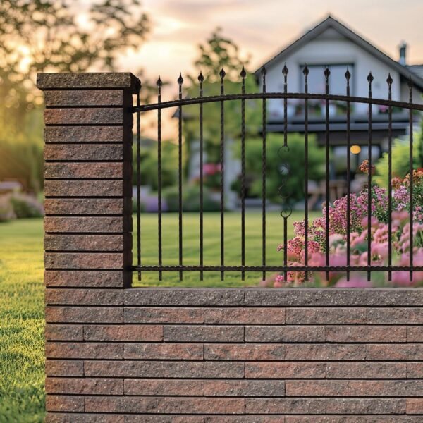 Modulo Antico, Element Gard EG, Viastein, dark, polaris, brick, 40x20x9 cm - imagine 2