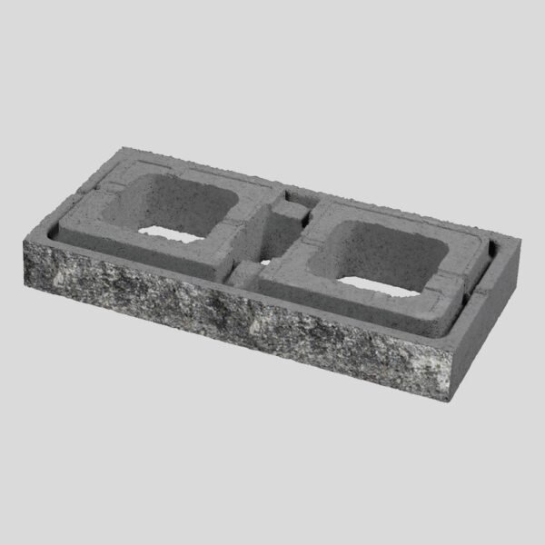 Modulo Antico, Element Gard EG, Viastein, dark, polaris, brick, 40x20x9 cm - imagine 3