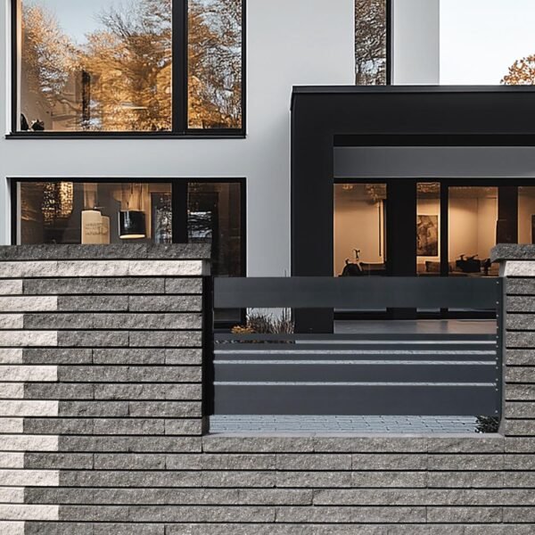 Modulo Antico, Element Gard EG, Viastein, dark, polaris, brick, 40x20x9 cm