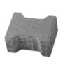 Pavaj Elis Pavaje, Dublu T T3, gri-ciment, 16.5x20x10 cm