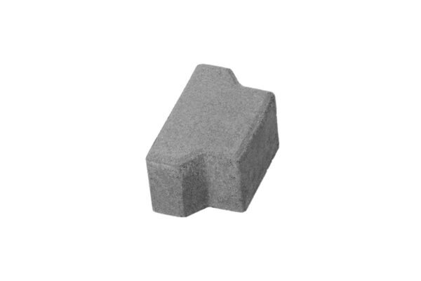 Pavaj Elis Pavaje, Dublu T T4, gri-ciment, 16.5x10x8 cm
