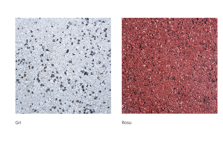 Pavaj Symmetrica, Amplio Granito, portocaliu, antracit, 40x40x6 cm - imagine 4