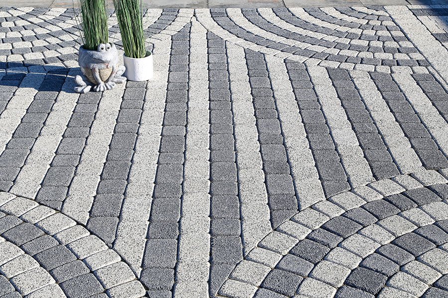 Pavaj Symmetrica, Arca Romana Granito, crem, multiformat, 6 cm - imagine 2