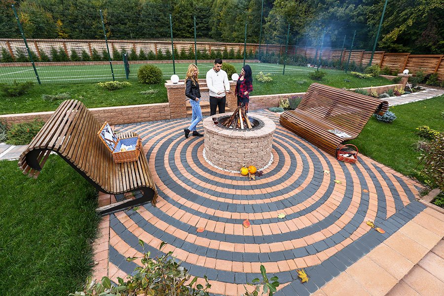 Pavaj Symmetrica, Arca Romana, alb, multiformat, 6 cm - imagine 8