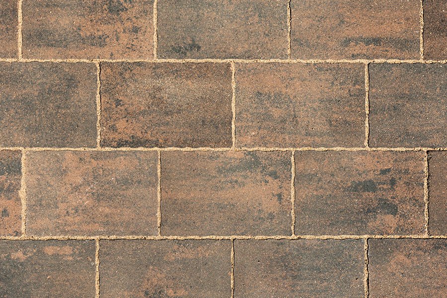 Pavaj Symmetrica, Cammino Onda, portocaliu-antracit, 30x20x6 cm - imagine 3