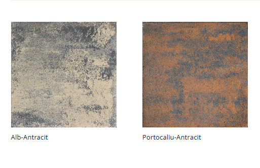 Pavaj Symmetrica, Maxia Mix Color, portocaliu-antracit, 80x62x10 cm - imagine 4